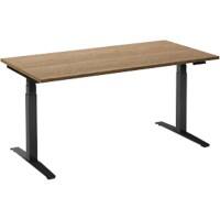 Ceha Hoogteverstelbaar bureau SQ716 Zwart 740 mm x 630 mm - 1300 mm
