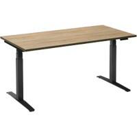 Ceha Hoogteverstelbaar bureau SQ760 Zwart 740 mm x 630 mm - 1300 mm