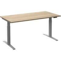 Ceha Zit-sta-bureau SQ766 Zilver 740 mm x 630 mm - 1300 mm