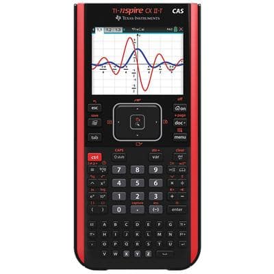 Texas Instruments Grafische rekenmachine Nspire CX2 CAS Zwart