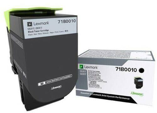 Lexmark Origineel Tonercartridge 71B0010 Zwart Standaard capaciteit