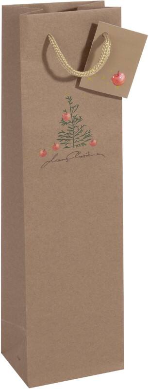 Sigel Geschenktas Bruin 10 x 8 x 35 cm 5 Stuks