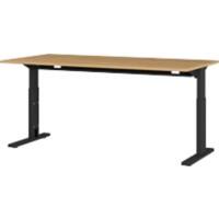 Germania zit-sta-bureau GW-Profi 2.0 4252-582 bruin, zwart, eiken 1600 mm (B) X 800 mm (D) X 750 mm (H)