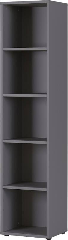 Germania boekenkast 4234-547 grafiet 450 mm (B) X 400 mm (D) X 1970 mm (H)