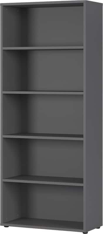 Germania boekenkast 4235-547 grafiet 800 mm (B) X 400 mm (D) X 1970 mm (H)