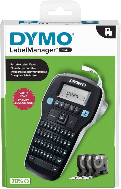 DYMO labelmaker LabelManager AZERTY Zwart