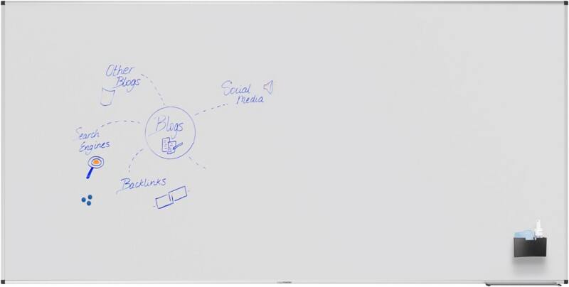 Legamaster UNITE PLUS Whiteboard Magnetisch Email Enkel 240 (B) x 120 (H) cm