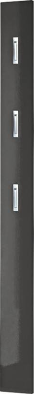 GERMANIA wandkapstok 3255-547 3 haken grafiet 15 x 4 x 170 cm
