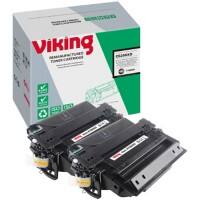 Viking Compatible Tonercartridge CE255XD Zwart Pak van 2 stuks