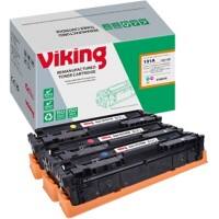 Viking 131A compatibele HP tonercartridge U0SL1AM cyaan, magenta, geel multipak 3 stuks