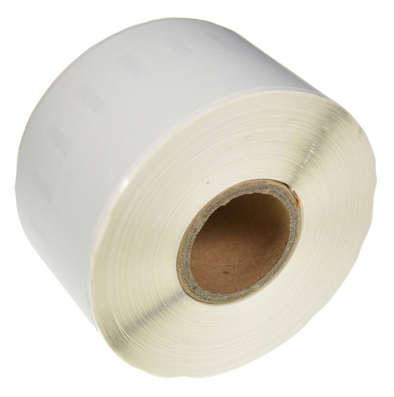 LW Etiketrol Compatibel DYMO 99019 RL-D-99018T Zelfklevend Zwart op Wit 65 mm 110 Etiketten