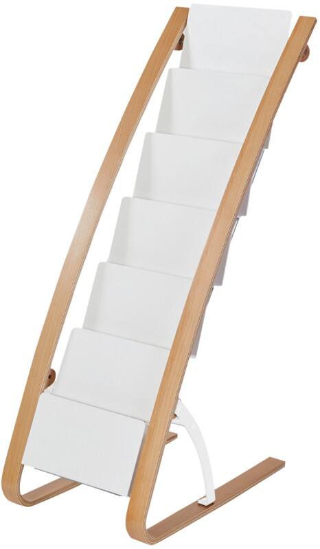 Alba A4 Vloerstandaard Bruin, wit DDEXPO6W BC 1.060 (B) x 562 (D) x 168 (H) mm