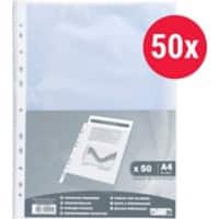 Exacompta Showtassen A4 Generfd Transparant 40 micron PP (Polypropeen) Boven 5211E 50 Stuks