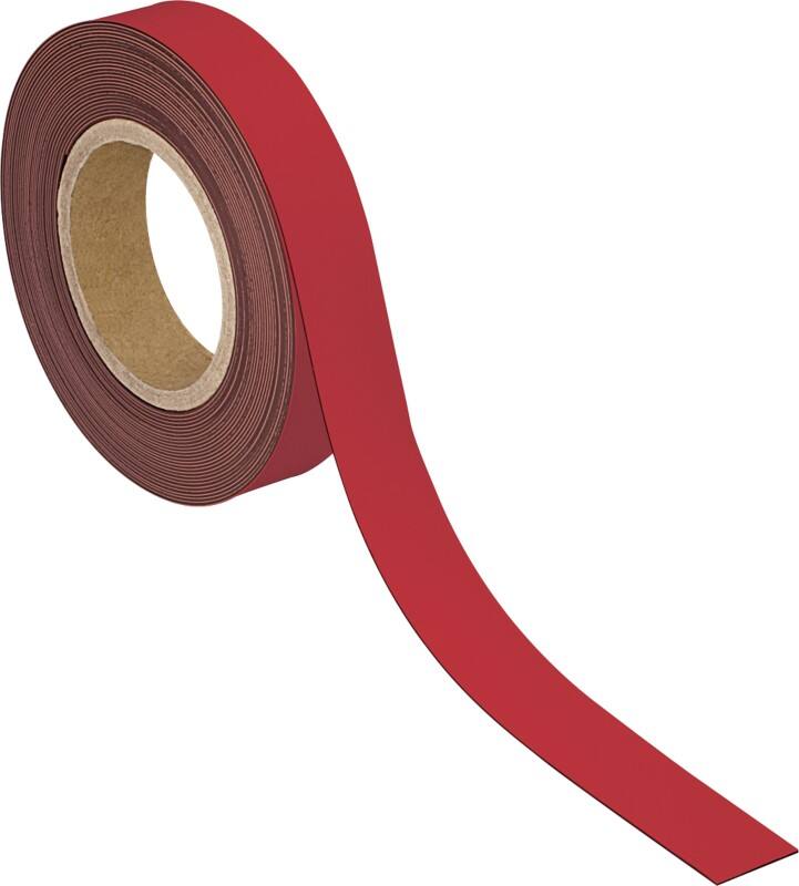 Maul Magneetband Magnetisch 3 cm Rood 6524525 10 m 