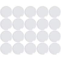 Maul MAULpro Rond Whiteboard-magneten Wit 0.3 kg draagkracht 20 mm 20 Stuks