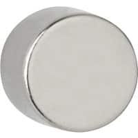 Maul Neodymium Rond Magneten Lichtzilver 5.3 kg draagkracht 12 mm 4 Stuks