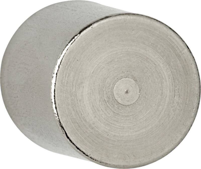 Maul Neodymium Rond Magneten Lichtzilver 9 kg draagkracht 16 mm 4 Stuks