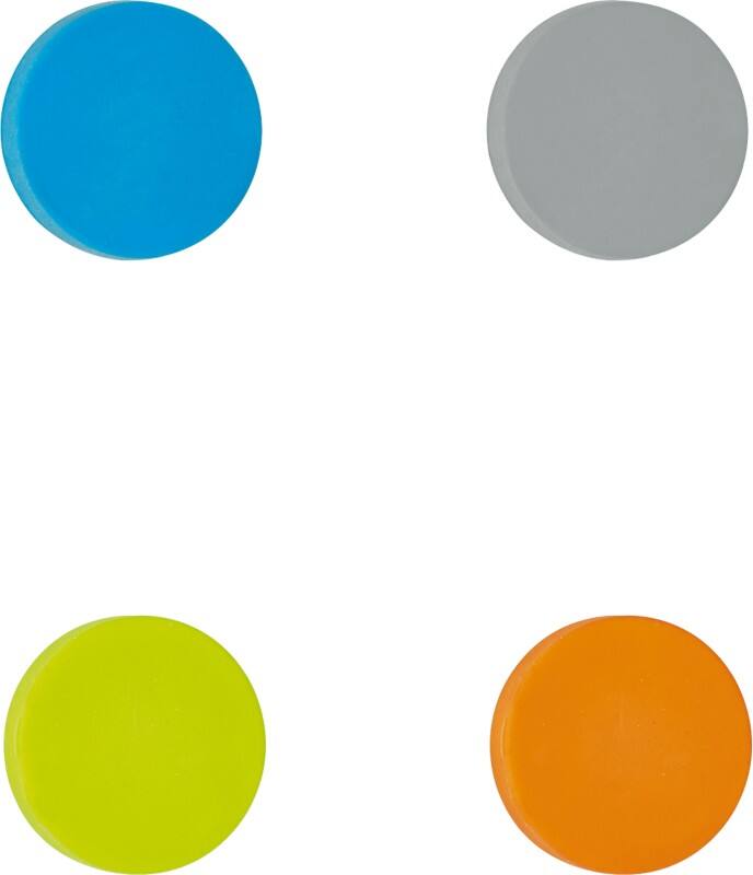 Maul Whiteboard-magneten Kleurenassortiment draagkracht 32.6 mm 4 Stuks