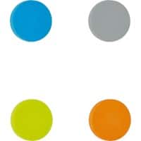 Maul Whiteboard-magneten Kleurenassortiment draagkracht 32.6 mm 4 Stuks