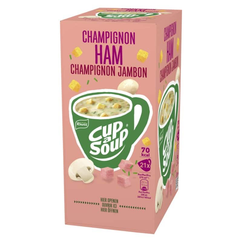 Cup-a-Soup Instantsoep Champignon ham 21 Stuks à 175 ml