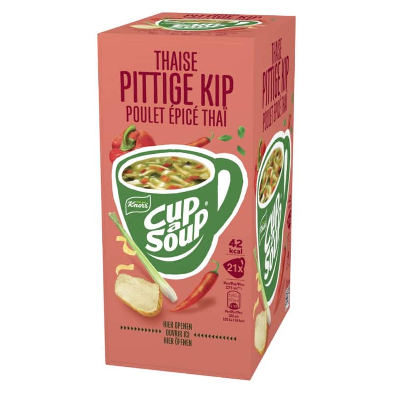 Cup-a-Soup Instantsoep Thaise pittige kip 21 Stuks à 175 ml