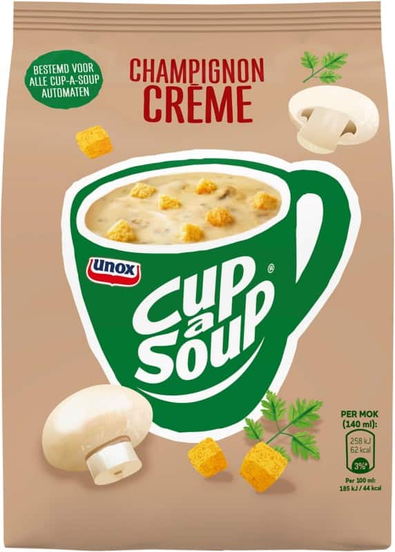Cup-a-Soup Instantsoep Champignon crème 40 Stuks à 140 ml