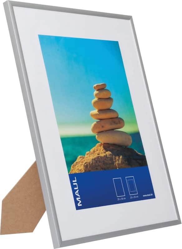 Maul MAULdesign 30 x 40 cm Fotolijst Zilver Aluminium 1945805 30,8 (B) x 40,8 (D) x 1,35 (H) cm 1945805