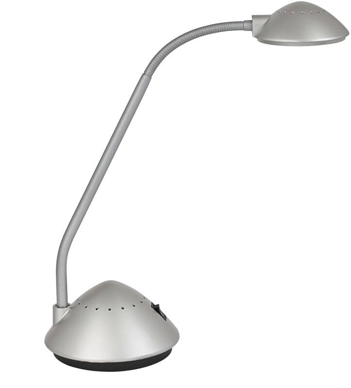 Maul MAULarc Bureaulamp Led (verwijderbaar) Zilver Netstroom 135 x 290 x 380 mm