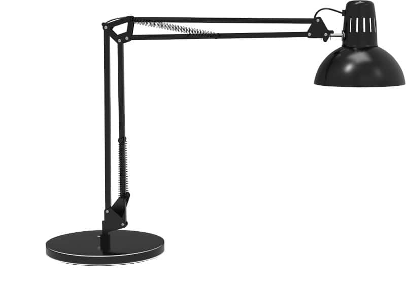 Maul MAULstudy Vrijstaand Bureaulamp LED E27 (zonder lamp) Zwart Netstroom 230 x 695 x 490 mm
