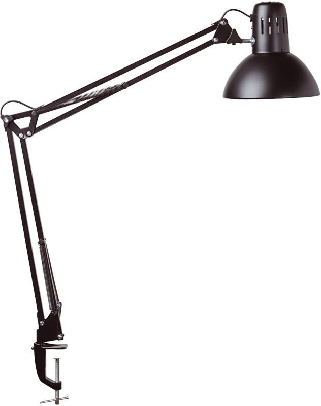 Maul MAULstudy Klembaar Bureaulamp LED E27 (zonder lamp) Zwart Netstroom 170 x 595 x 440 mm