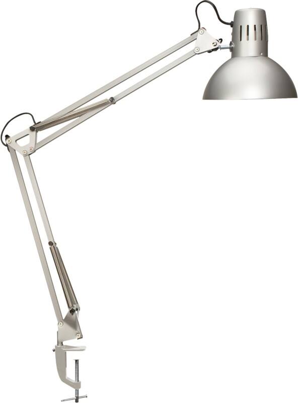Maul MAULstudy Klembaar Bureaulamp LED E27 (zonder lamp) Zilver Netstroom 170 x 595 x 440 mm