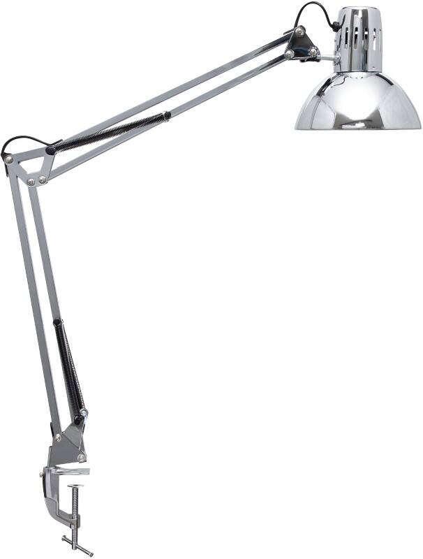 Maul MAULstudy Vrijstaand Bureaulamp LED E27 (zonder lamp) Lichtzilver Netstroom 170 x 595 x 440 mm