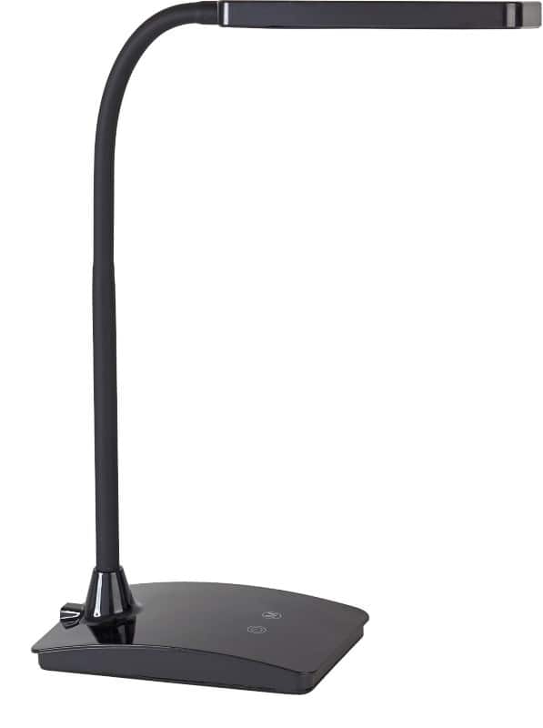 Maul MAULpearly Vrijstaand Bureaulamp LED (verwijderbaar) Zwart Netstroom 106 x 265 x 375 mm