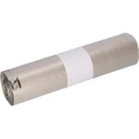 DEISS Gemiddeld gebruik Vuilniszakken 120 l 40% gerecycled Transparant LDPE (Lagedichtheidpolyetheen) 25 Stuks