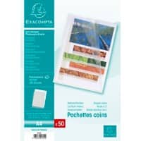 Exacompta L-map 5850E transparant PP (Polypropeen) 120 micron Pak van 50