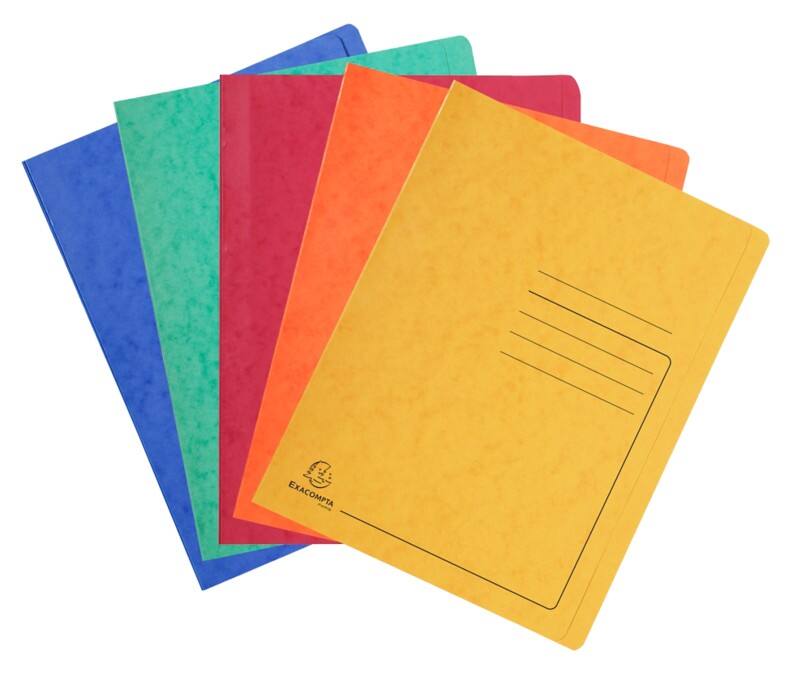 Exacompta Snelhechter 39990E A4 Gewafeld karton 27,2 (B) x 0,2 (D) x 31,8 (H) cm Kleurenassortiment Pak van 25