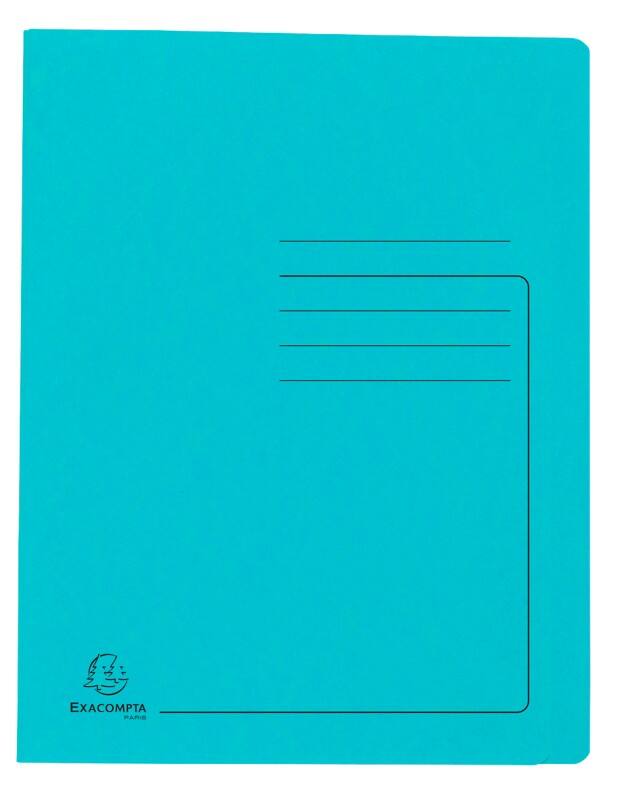 Exacompta Snelhechter 39986E A4 Gewafeld karton 27,2 (B) x 0,2 (D) x 31,8 (H) cm Turkoois Pak van 25