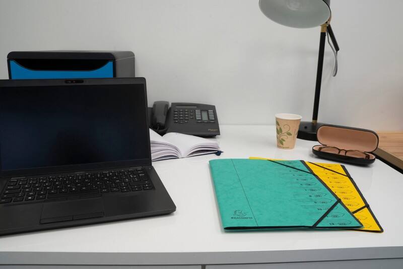 Exacompta Sorteermap 540708E A4 Gewafeld karton Paars 24,5 (B) x 0,5 (D) x 32 (H) cm Pak van 10