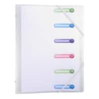 Exacompta Chromaline Sorteermap 56177E A4 PP (Polypropeen) Frosted 24,5 x 1 x 32 cm Pak van 10