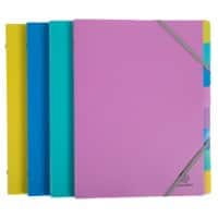 Exacompta Forever Young Sorteermap A4 PP (Polypropeen) Kleurenassortiment 24,5 (B) x 1 (D) x 32 (H) cm 8 Stuks 