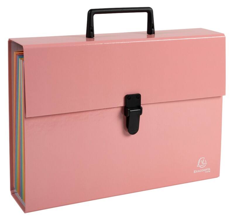 Exacompta Aquarel Sorteermap Karton Koraal 56767E 4 Stuks