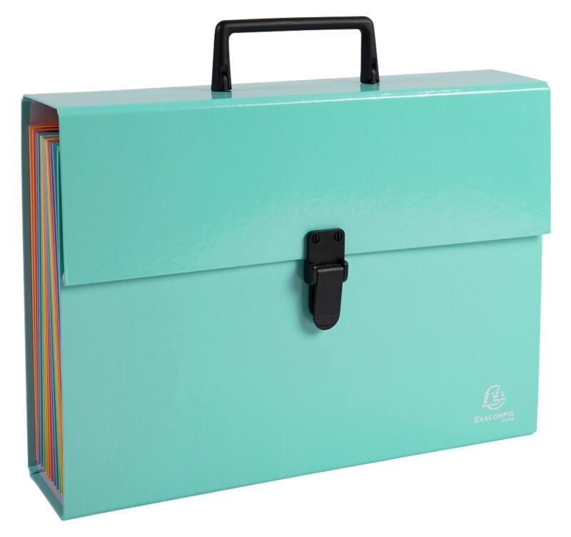 Exacompta Aquarel Sorteermap Karton Pastelgroen 56763E 4 Stuks