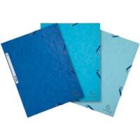 Exacompta 3-klepsmap 55572E Kleurenassortiment Gewafeld karton Ocean 51 Stuks