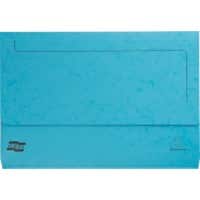 Exacompta Documentmap 39986E 1003Z Gewafeld karton 35,6 (B) x 24,2 (D) x 0,2 (H) cm Turkoois 25 Stuks