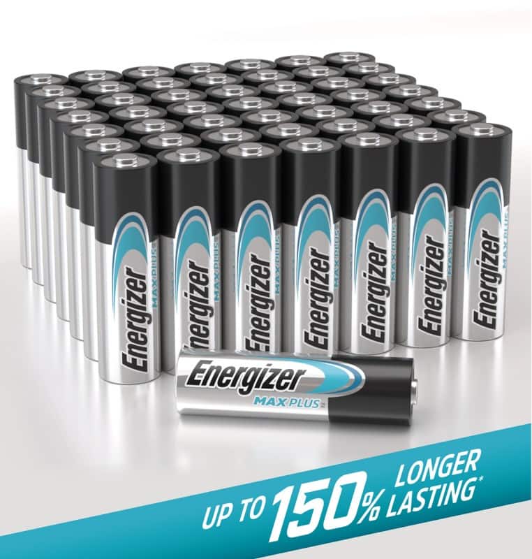Energizer Batterijen Max Plus AA LR6 Alkaline 1,5 V Pak van 50