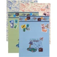 Exacompta Air-Mail Verzamelalbum Papier 30,5 x 22,5 x 2 cm Kleurenassortiment 4 Stuks