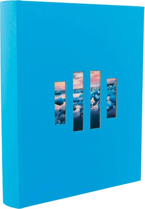 Exacompta Milano Fotoalbum Harde kaft Papier 30,3 x 32,8 x 4,7 cm Blauw