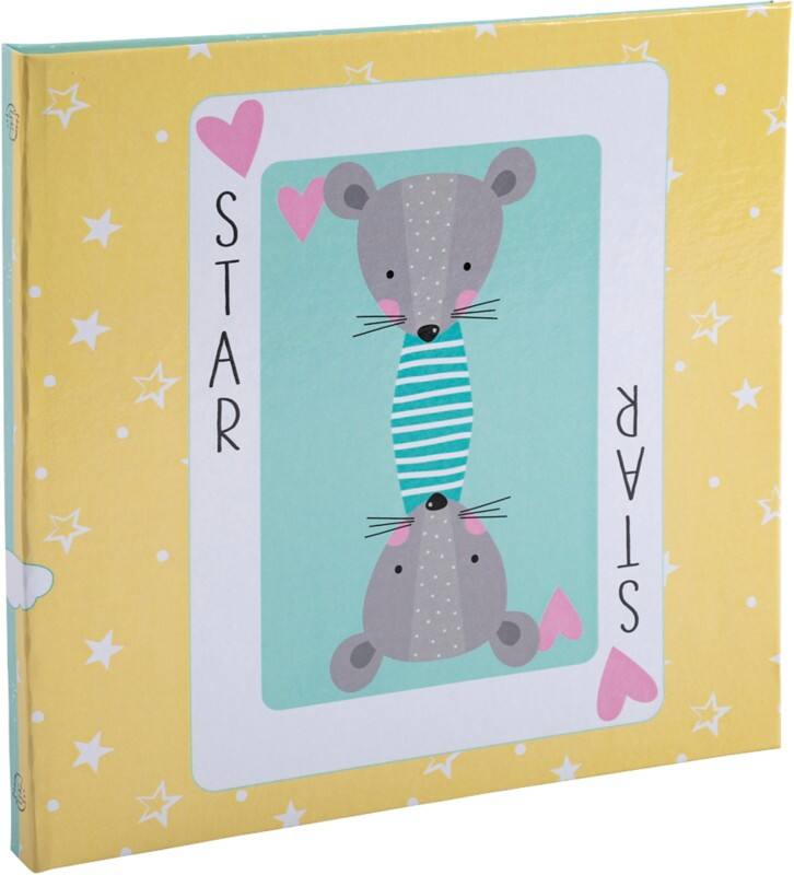 Exacompta Carte de Jeu Fotoalbum Harde kaft Papier 24,7 x 24,7 x 1,7 cm Geel, groen