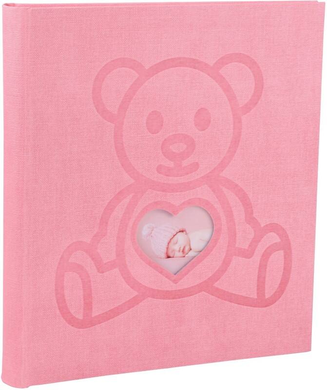 Exacompta Teddy Fotoalbum Harde kaft Papier 30,3 x 32,8 x 4,7 cm Roze