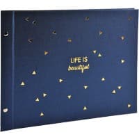 Exacompta Life Fotoalbum Harde kaft Papier 29,5 x 37 x 2,7 cm Blauw